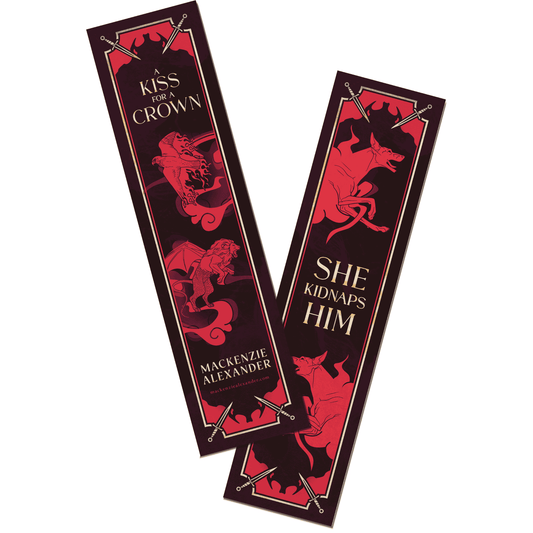 A Kiss for a Crown Foiled Bookmark - Preorder (Ships September 2026)